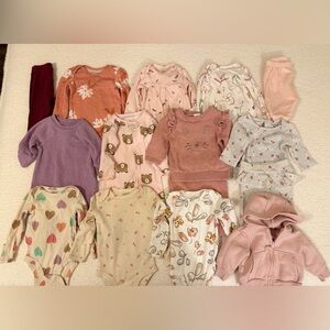 Carter’s 3 Month Baby Girl Clothes 15 Pieces